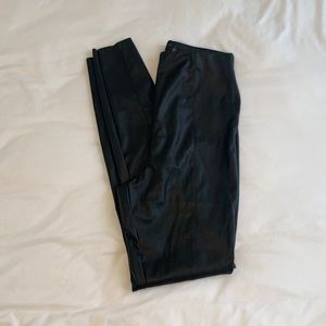 Leather leggings